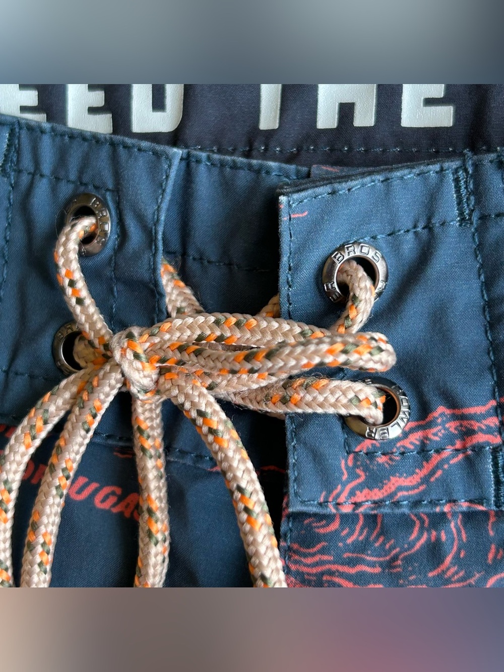 Howler Brothers Mens Buchannon Board Shorts 34x8 Destination Blue Swim Trunks - Picture 3 of 12